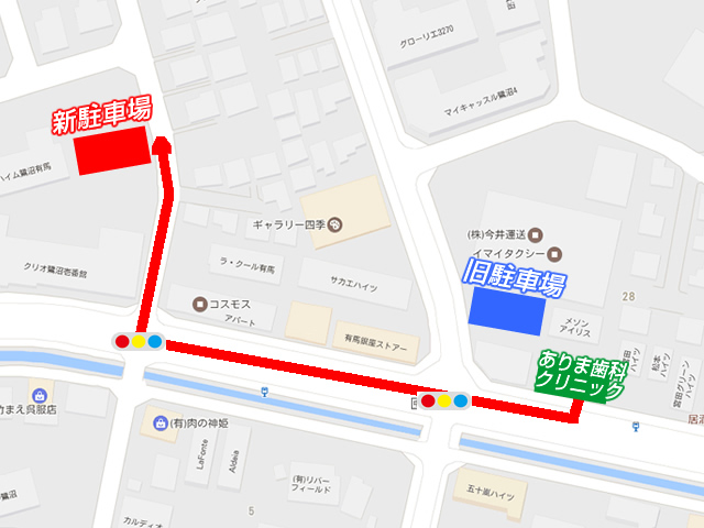 駐車場の地図